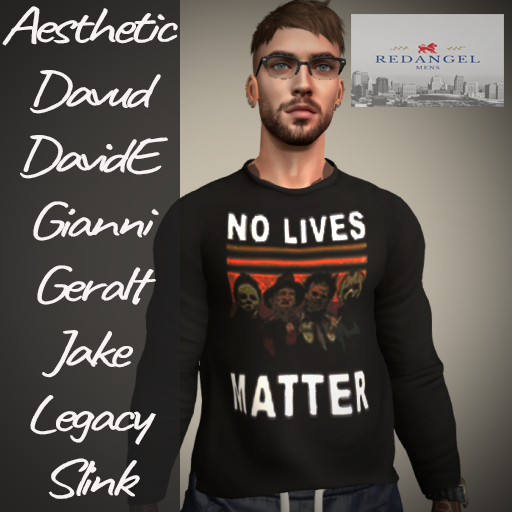 Second Life Marketplace RD Halloween 21 No Lives Sweater (Add to